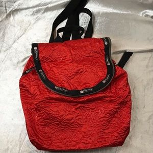 -Red Bag / Backpack // LeSportsac-